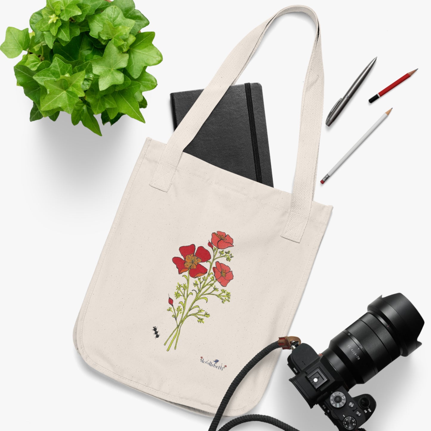 California Poppies Eco-Friendly Tote - medium