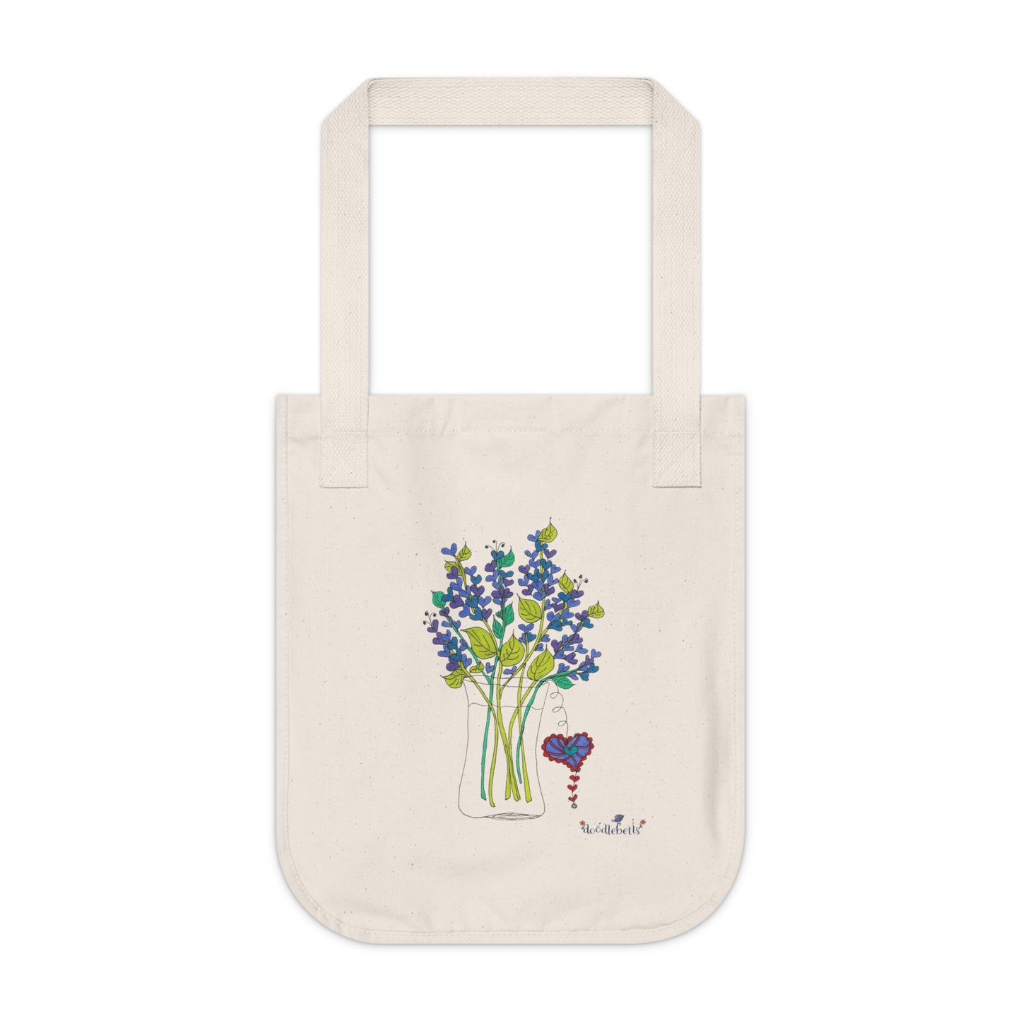 Lavender Tote Bag – Eco-Friendly Organic Cotton Tote