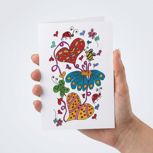Birds & Bugs Greeting Cards