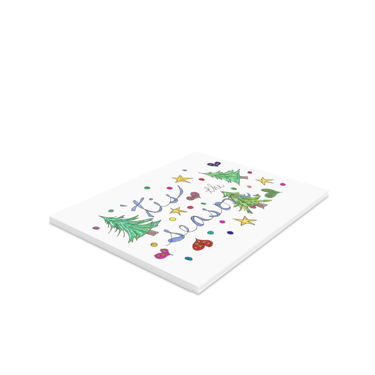 Tis the Season Greeting cards (8, 16, or 24 pcs)