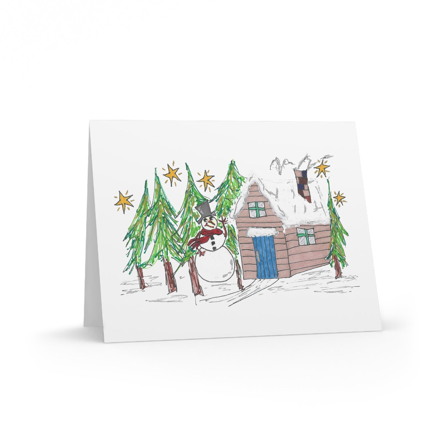 Frosty's Cabin Greeting cards (8, 16, or 24 pcs)