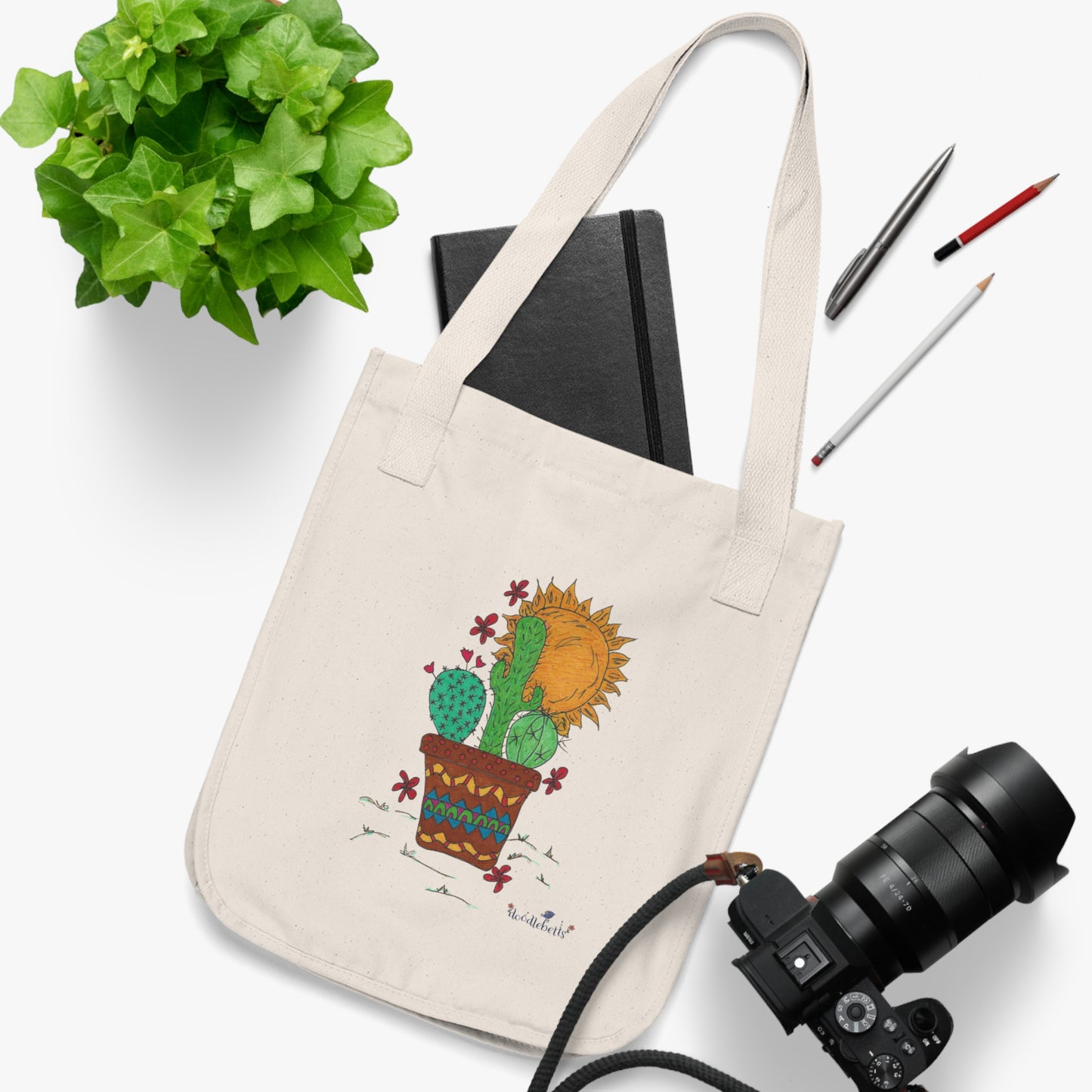 Sunshine Cactus Eco-Friendly Tote - medium