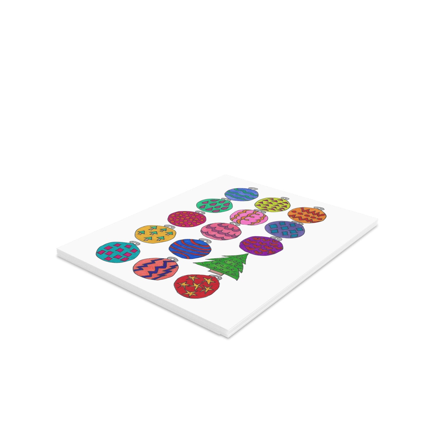 Ornament Medley Greeting cards (8, 16, or 24 pcs)