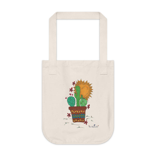 Sunshine Cactus Eco-Friendly Tote Bag – Stylish & Sustainable
