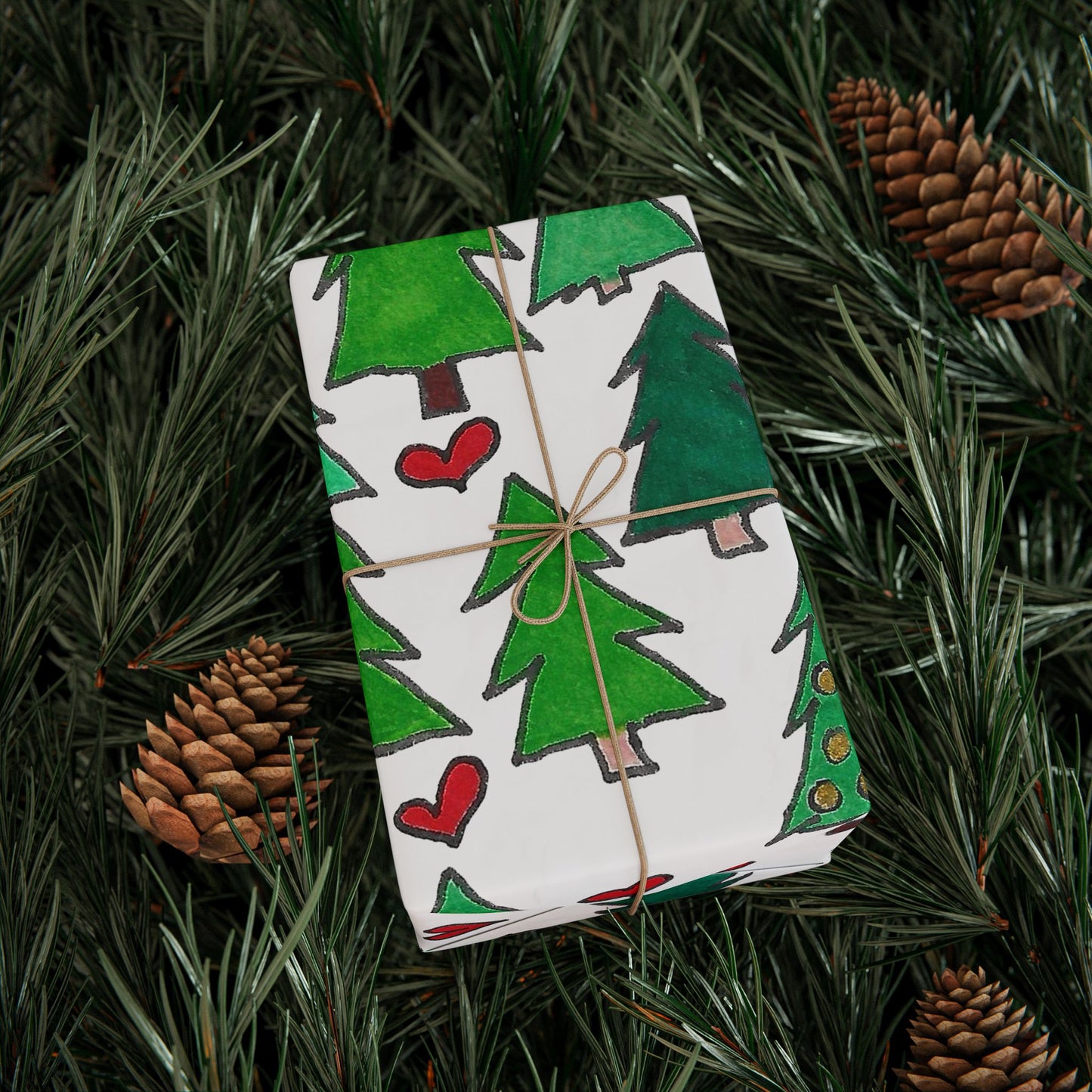 Christmas Forest Holiday Wrapping Paper