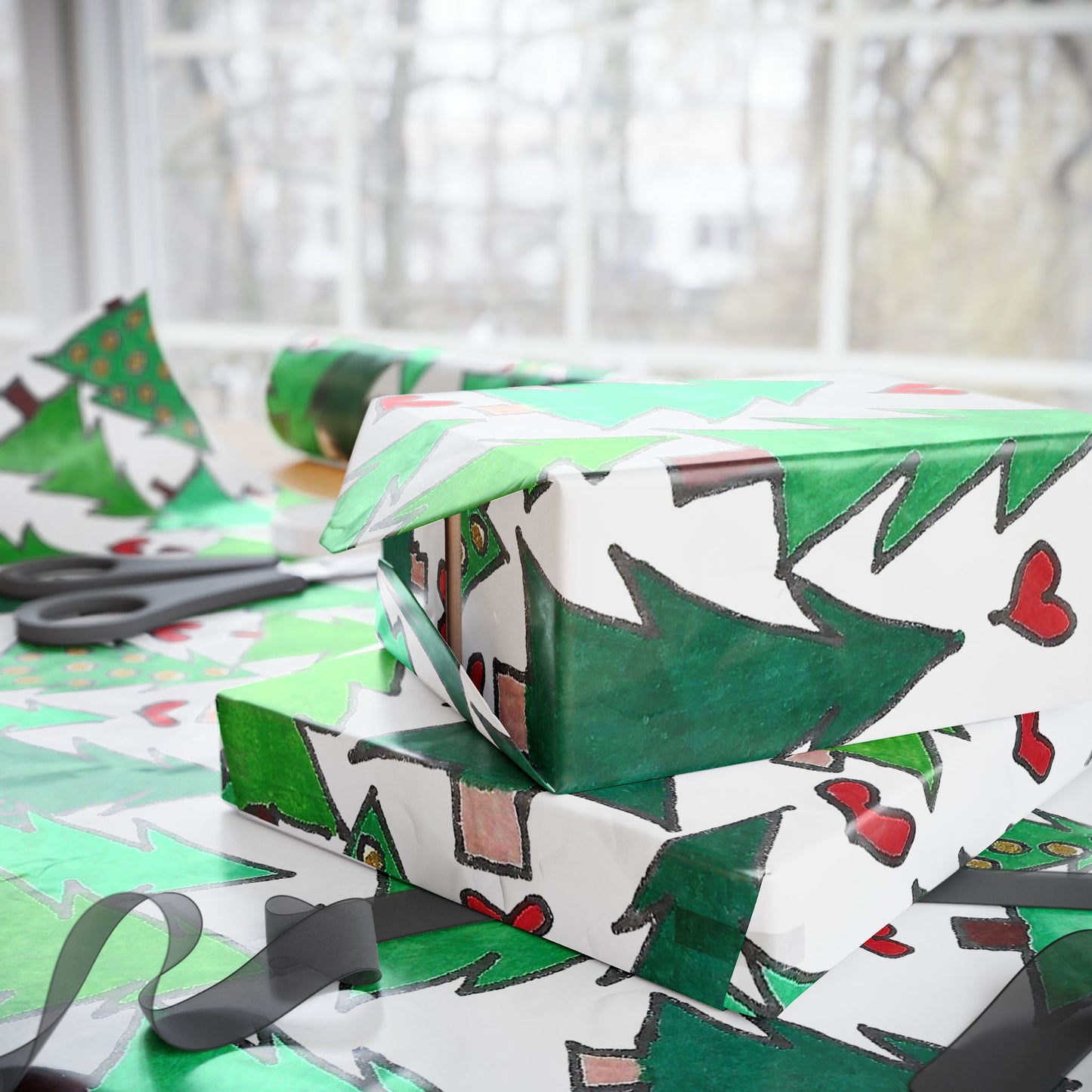 Christmas Forest Holiday Wrapping Paper
