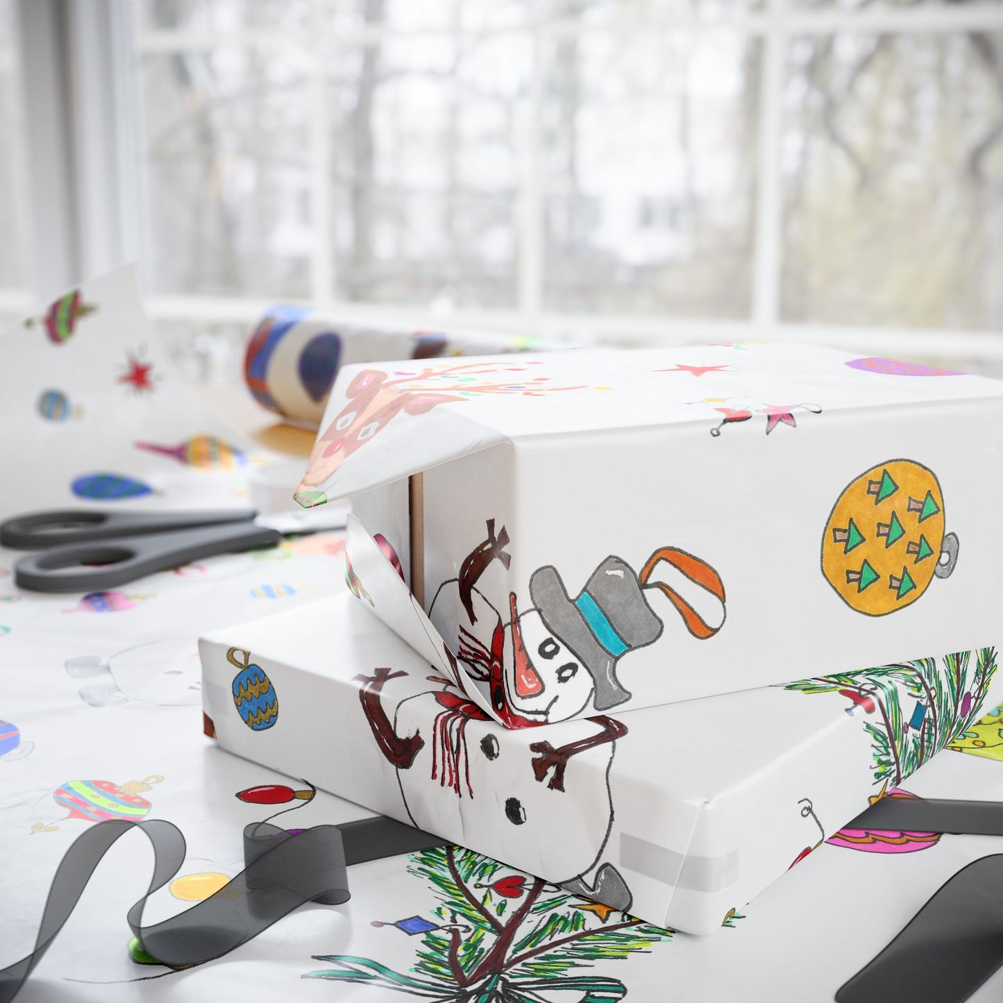 Festive Holiday Wrapping Paper