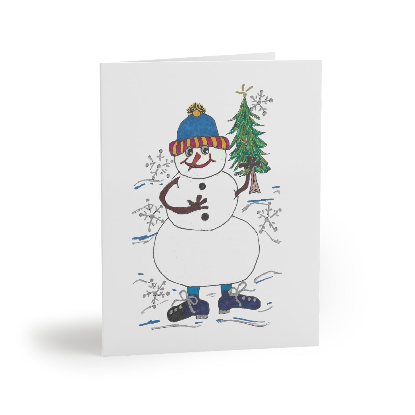 Frosty on Ice Greeting cards (8, 16, or 24 pcs)