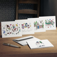Love, The Frosties Greeting Card Multipack, 5 Festive Designs