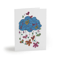 Buy It's Raining Hearts and Flowers Greeting Cards Online