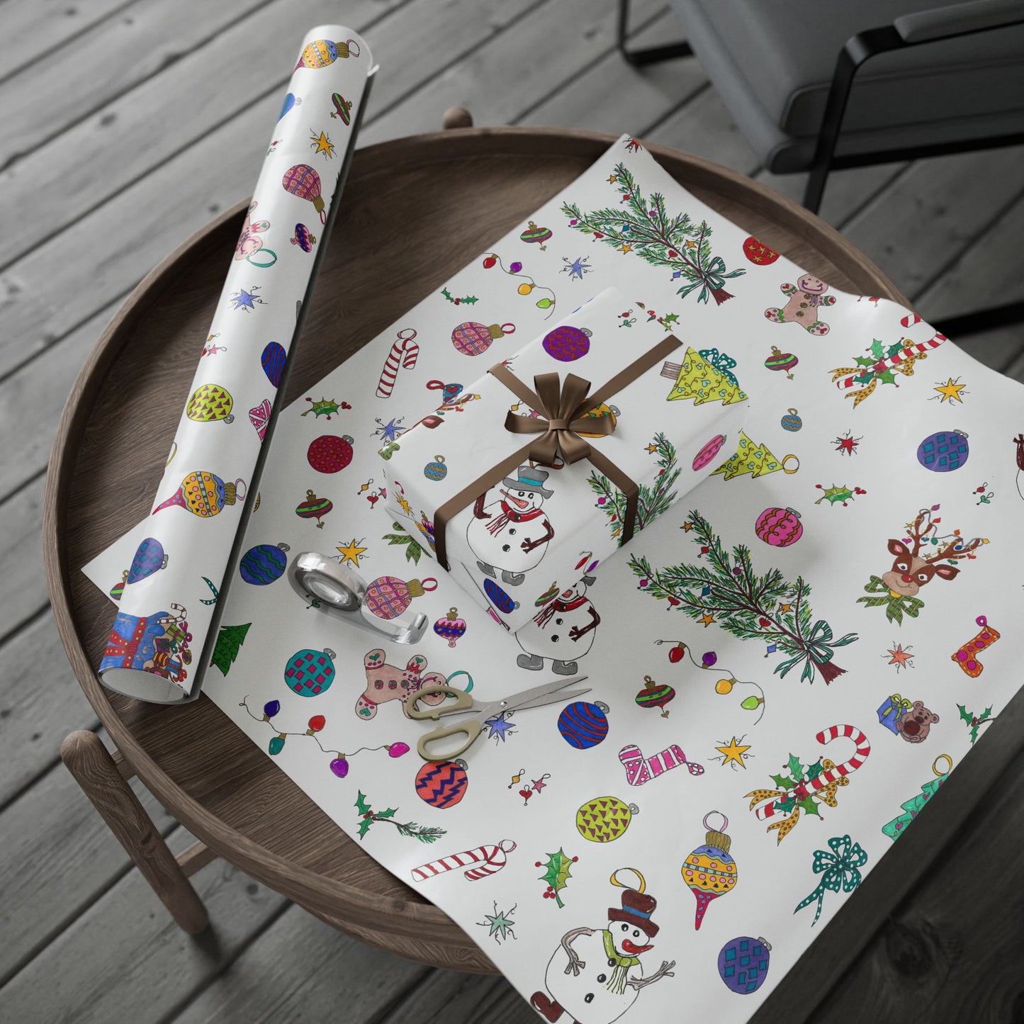 Festive Holiday Wrapping Paper
