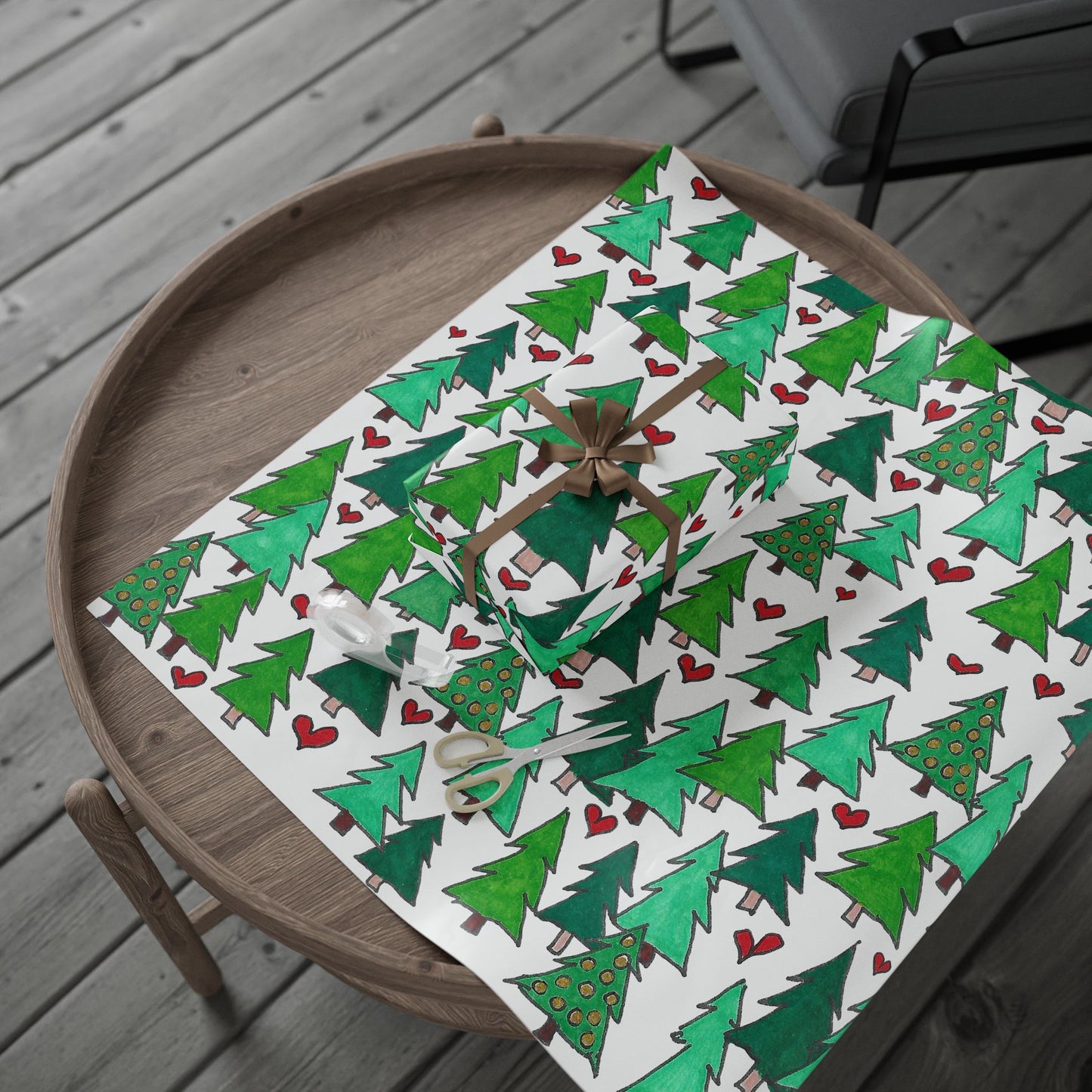 Christmas Forest Holiday Wrapping Paper