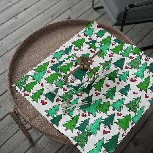 Christmas Forest Holiday Wrapping Paper