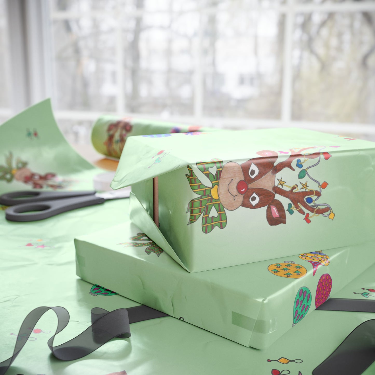 Rudolph Holiday Wrapping Paper