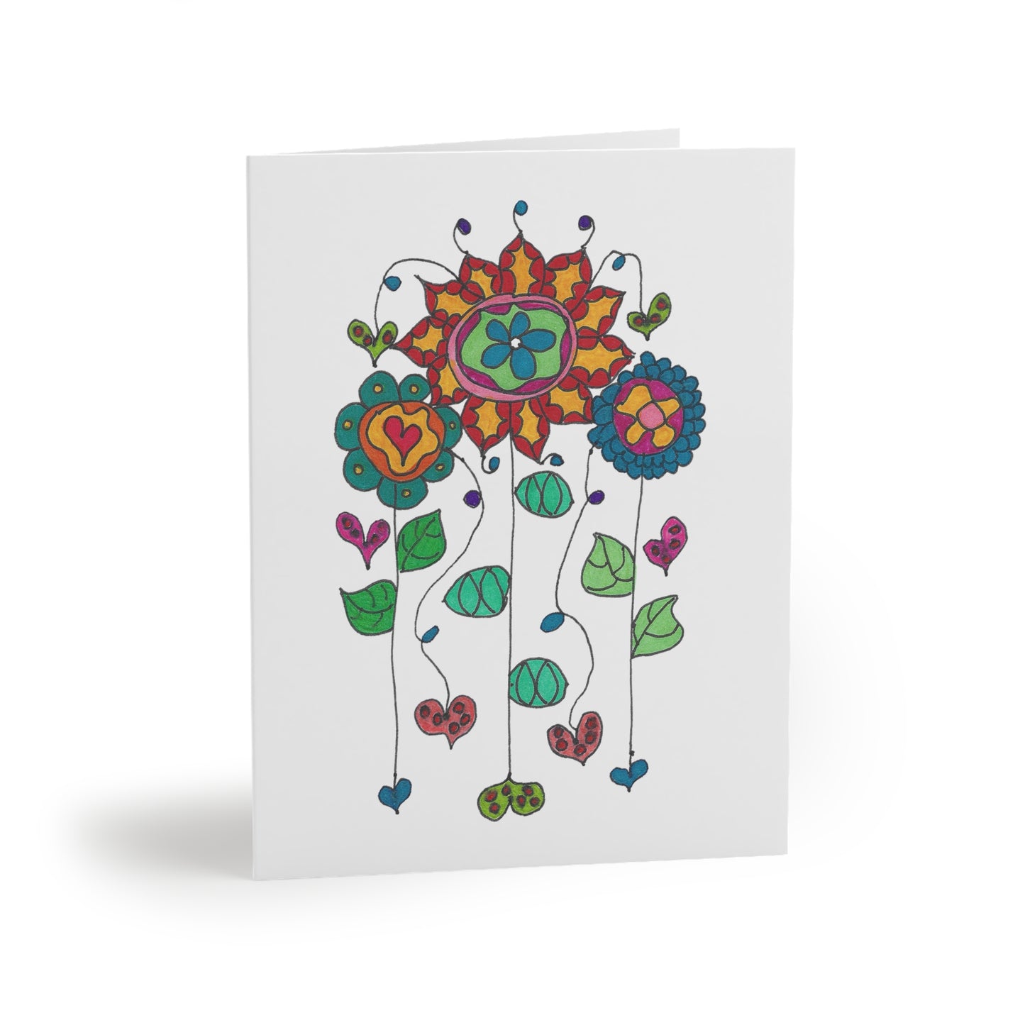 Sunheart Flowers Greeting Cards (8, 16, or 24 pcs) Online