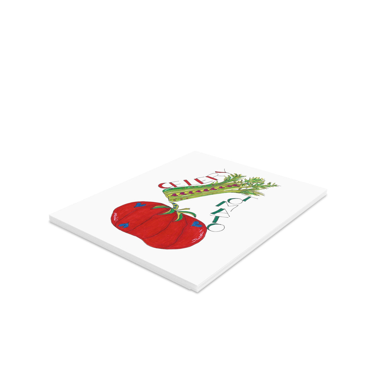 Celery & Tomato Everyday Cards