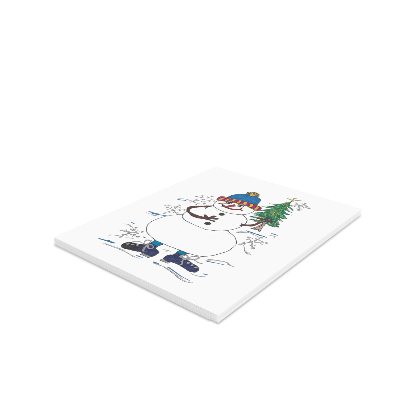 Frosty on Ice Greeting cards (8, 16, or 24 pcs)