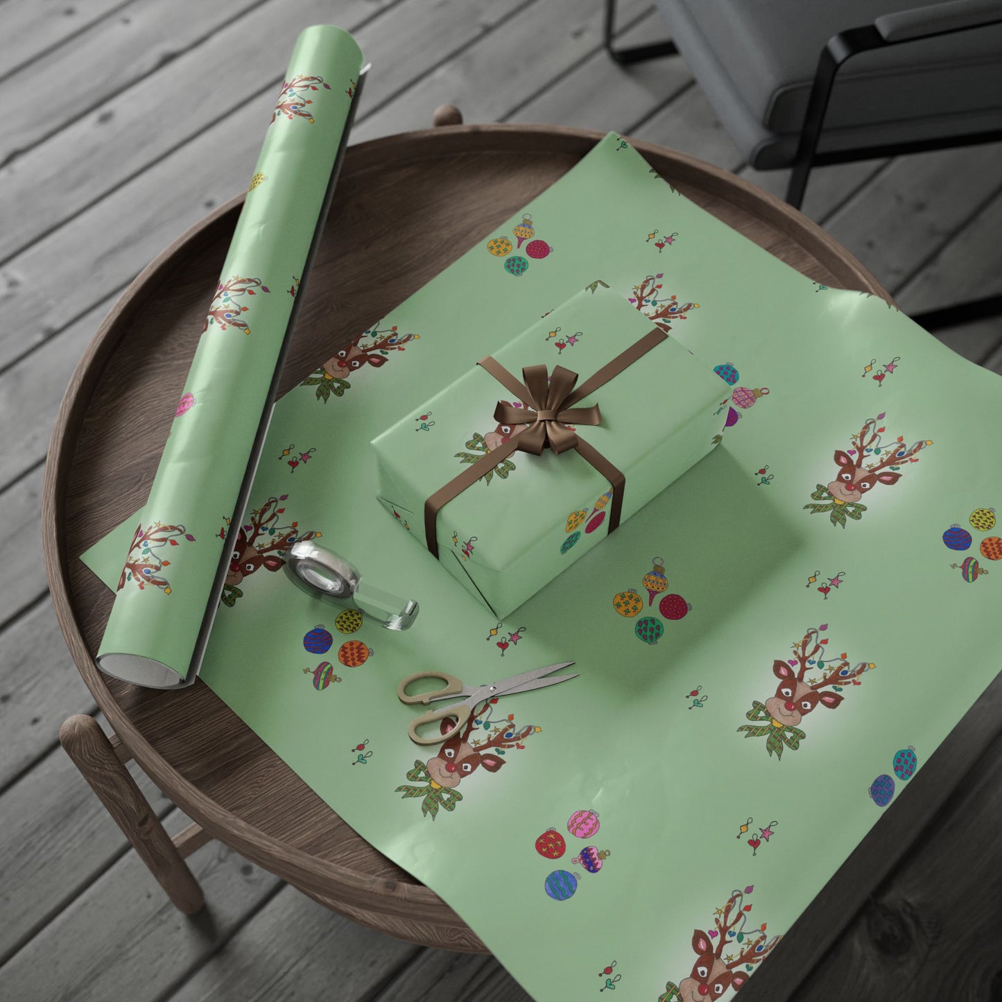 Rudolph Holiday Wrapping Paper