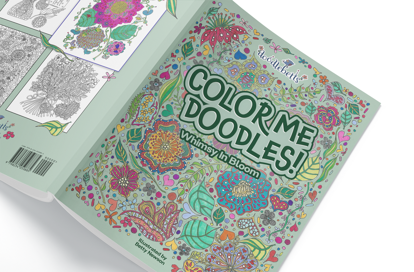 Whimsy In Bloom Coloring Book